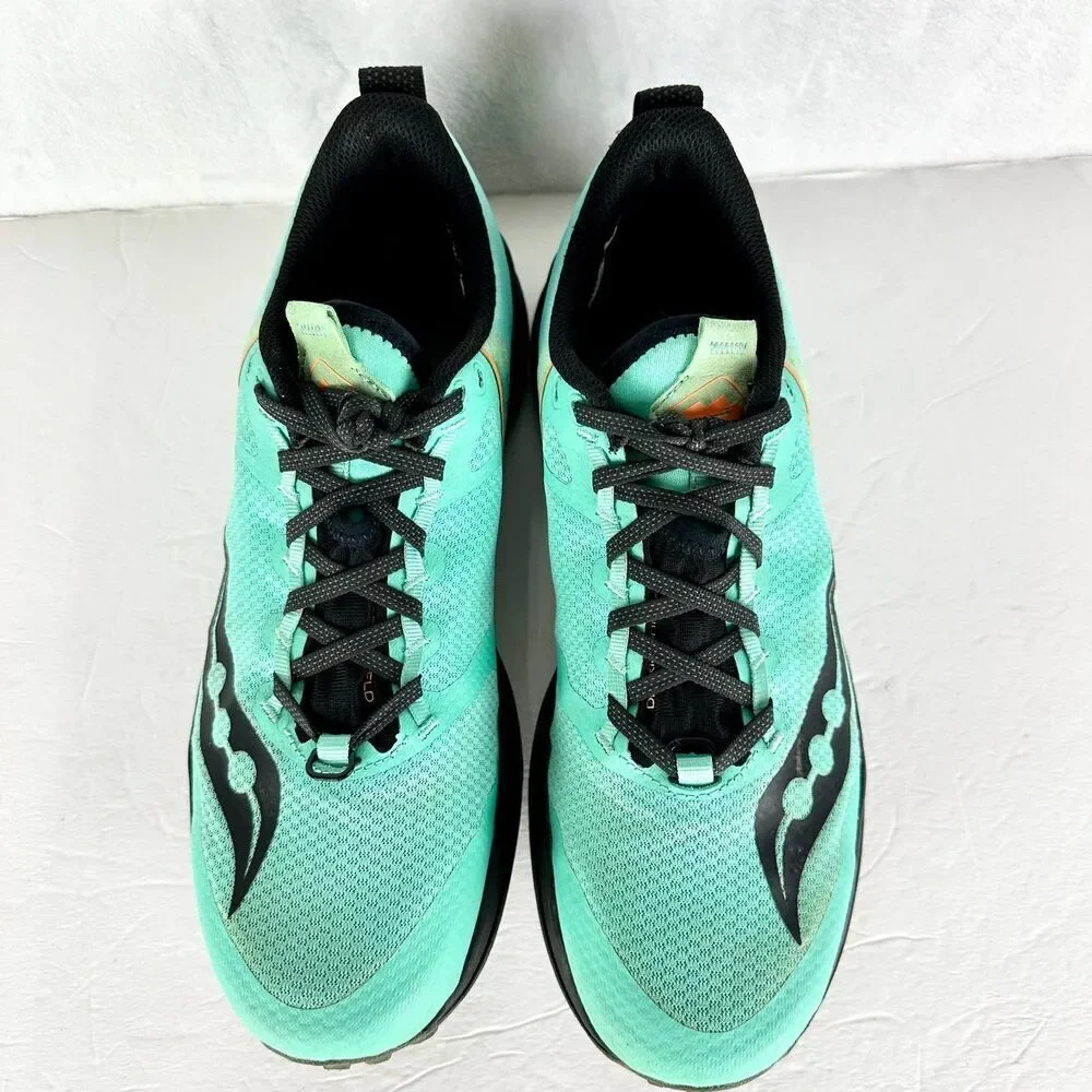Saucony Xodus Ultra Trail Running Shoes Cool Mint Men's Size 11 PWR Trac Sole
